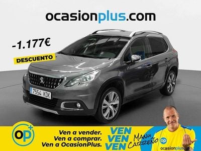 Usado Peugeot 2008 Allure 120 CV (88 kW) 2017 Gris SUV