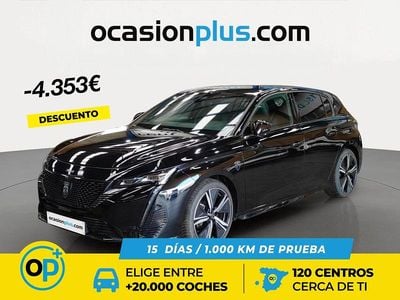 Usado Peugeot 308 GT 130 CV (95 kW) 2024 Negro Berlina