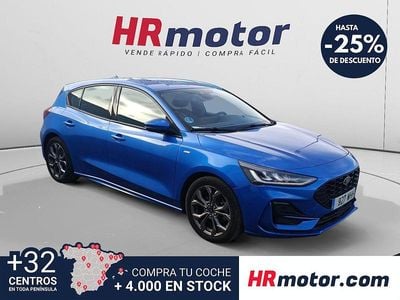 Usado Ford Focus ST-Line 125 CV (91 kW) 2023 Azul Berlina