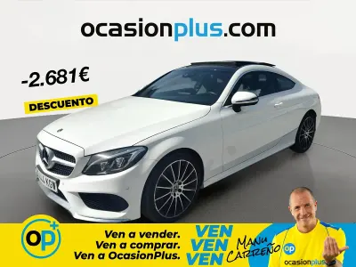 Usado Mercedes C250 204 CV (150 kW) 2018 Blanco Coupe