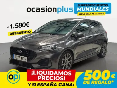 Usado Ford Fiesta ST-Line 100 CV (73 kW) 2023 Gris Utilitario
