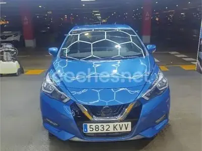 Usado Nissan Micra Acenta 100 CV (73 kW) 2019 Azul Utilitario