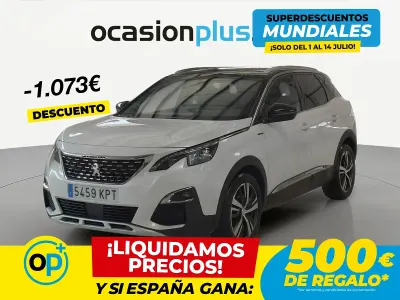 Usado Peugeot 3008 GT-line 130 CV (95 kW) 2018 Blanco SUV