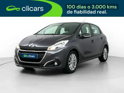 Usado Peugeot 208 Active 82 CV (60 kW) 2018 Gris Utilitario