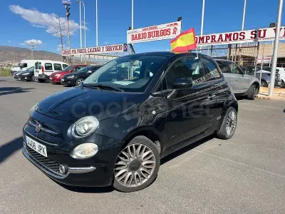 Usado Fiat 500 Lounge 69 CV (50 kW) 2016 Negro Berlina