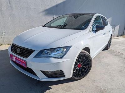 Usado Seat Leon Style 116 CV (85 kW) 2018 Blanco Berlina