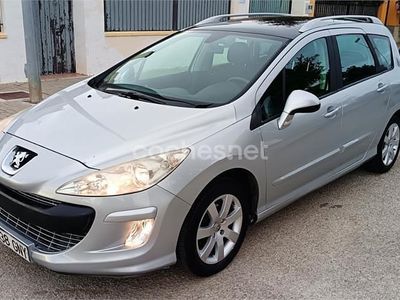 Usado Peugeot 308 SW Sport 120 CV (88 kW) 2009 Gris / plata Familiar