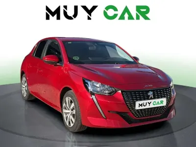 Usado Peugeot 208 Active 102 CV (75 kW) 2019 Rojo Utilitario