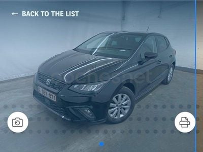 Usado Seat Ibiza 110 CV (80 kW) 2023 Negro Utilitario