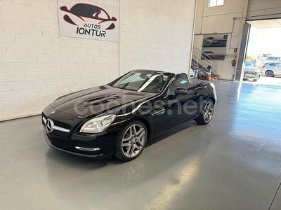 Negro Usado 2014 Mercedes SLK250 Descapotable | 19.900 € (Super precio)