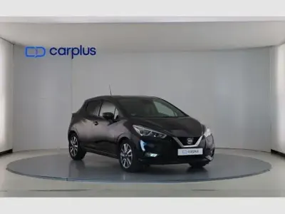 Usado Nissan Micra N-Connecta 90 CV (66 kW) 2017 Negro Utilitario