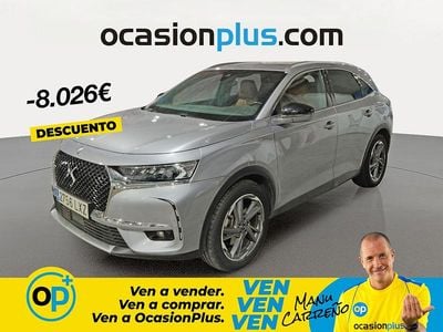 Usado DS Automobiles DS7 Crossback Rivoli 300 CV (220 kW) 2022 Gris / plata SUV
