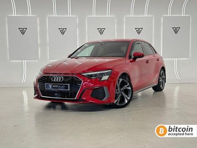 Usado Audi A3 S-Line 150 CV (110 kW) 2022 Rojo Berlina