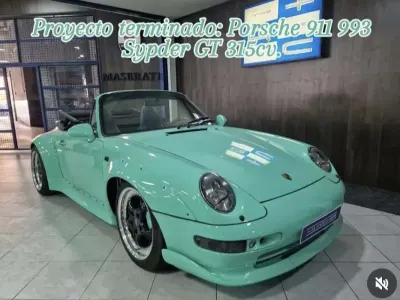 Usado Porsche 993 286 CV (210 kW) 1994 Verde Descapotable