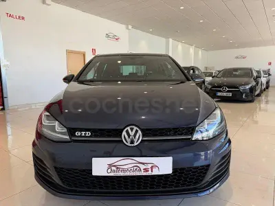 Usado VW Golf VII GTD 184 CV (135 kW) 2019 Azul Berlina