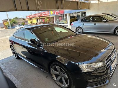 Usado Audi A5 Sportback 177 CV (130 kW) 2014 Negro Utilitario