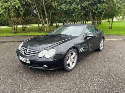 Negro Usado 2003 Mercedes SL350 Descapotable | 24.900 € (Caro)