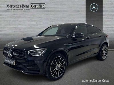 Usado Mercedes GLC300 AMG line 261 CV (191 kW) 2021 Negro SUV