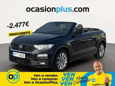 Usado VW T-Roc Cabriolet R-line 150 CV (110 kW) 2021 Negro Descapotable