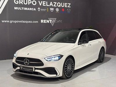 Usado Mercedes C220 200 CV (147 kW) 2021 Blanco Familiar
