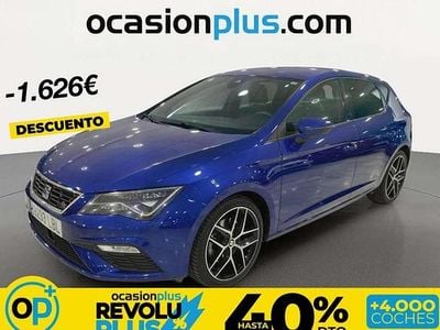 Usado Seat Leon FR 150 CV (110 kW) 2019 Azul Utilitario