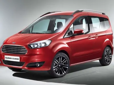 Usado Ford Tourneo Courier Ambiente 102 CV (75 kW) 2016 Blanco Monovolumen