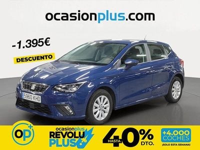 Usado Seat Ibiza Style 90 CV (66 kW) 2018 Azul Utilitario