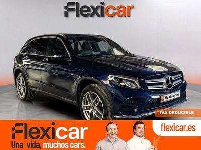 Usado Mercedes GLC350 320 CV (235 kW) 2017 Azul SUV
