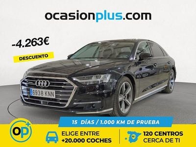 Usado Audi A8 340 CV (250 kW) 2018 Negro Berlina