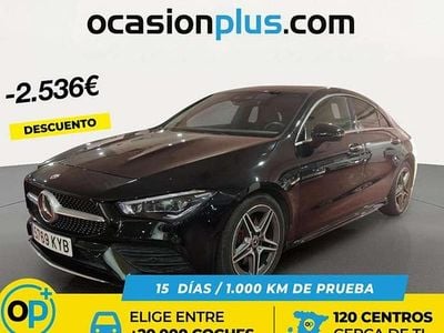 Usado Mercedes CLA200 163 CV (119 kW) 2019 Negro Coupe