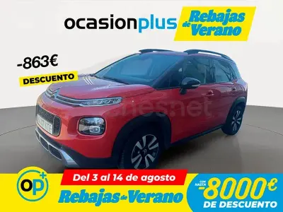 Usado Citroën C3 Aircross Feel 102 CV (75 kW) 2019 Rojo SUV