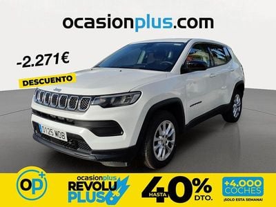 Usado Jeep Compass Longitude 130 CV (95 kW) 2022 Blanco SUV