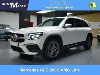 Usado Mercedes GLB200 150 CV (110 kW) 2022 Blanco SUV