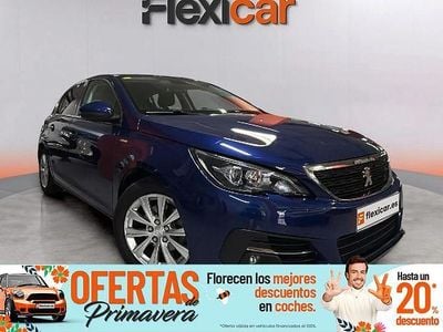 Usado Peugeot 308 Style 131 CV (96 kW) 2020 Azul Berlina