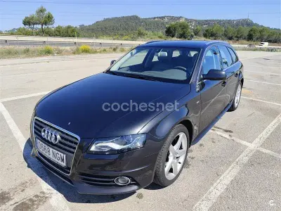 Usado Audi A4 S-Line 211 CV (155 kW) 2009 Negro Familiar