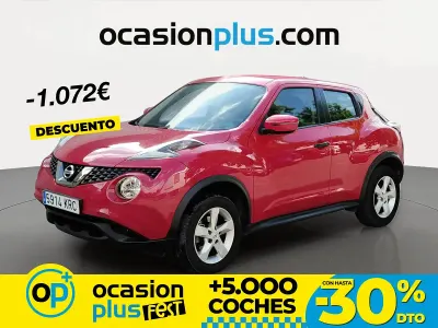 Käytetty Nissan Juke Acenta 112 HP (82 kW) 2018 Punainen Katumaasturi