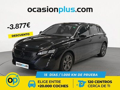 Usado Peugeot 308 Active 130 CV (95 kW) 2024 Negro Berlina