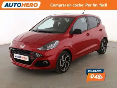 Usado Hyundai i10 N Line 101 CV (74 kW) 2023 Rojo Utilitario