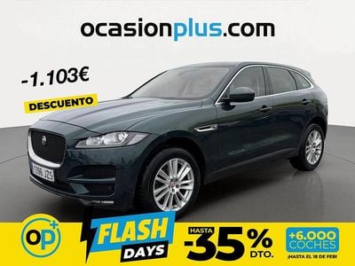 Usado Jaguar F-Pace Prestige 180 CV (132 kW) 2017 Verde SUV