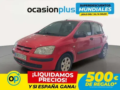 Usado Hyundai Getz 63 CV (46 kW) 2003 Rojo Utilitario