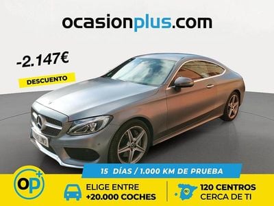 Gris Usado 2017 Mercedes C300 AMG Coupe | 26.843 € (Precio justo)