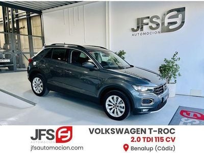 Usado VW T-Roc 116 CV (85 kW) 2021 Gris SUV