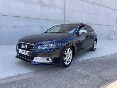 Usado Audi A4 143 CV (105 kW) 2009 Negro Familiar