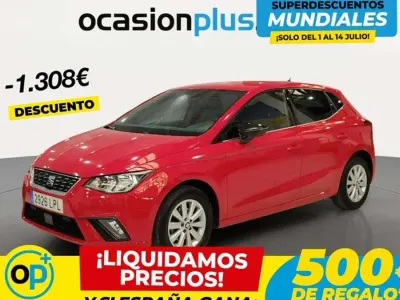 Usado Seat Ibiza XCELLENCE 110 CV (80 kW) 2021 Rojo Utilitario