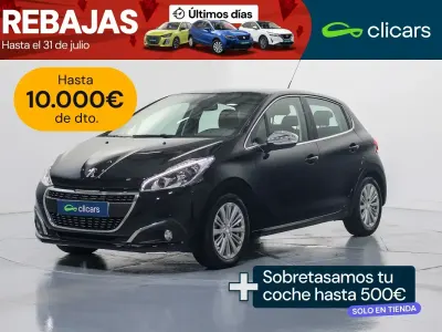 Usado Peugeot 208 Allure 110 CV (80 kW) 2018 Negro Utilitario