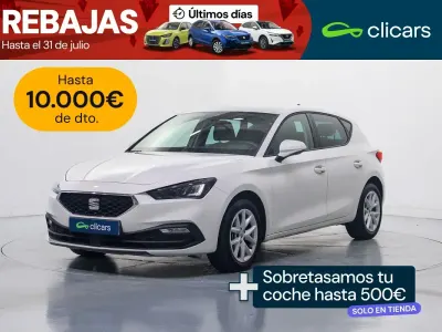 Usado Seat Leon Style 110 CV (80 kW) 2022 Blanco Berlina