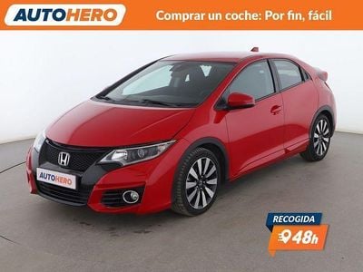 Rojo Usado 2015 Honda Civic Elegance Utilitario | 13.399 € (Precio justo)