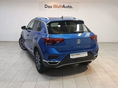 Usado VW T-Roc Sportline 150 CV (110 kW) 2019 Azul SUV