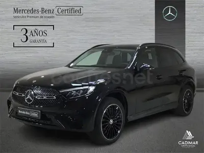Usado Mercedes GLC300e AMG line 333 CV (244 kW) 2023 Negro obsidiana SUV