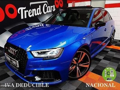 Usado Audi RS3 Sport 400 CV (294 kW) 2018 Azul Berlina